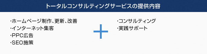 トータルコンサルティングサービスの提供内容