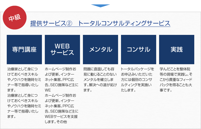 提供サービス② トータルコンサルティングサービス
