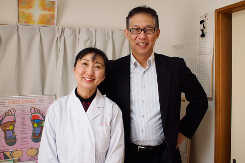 櫻井氏と吉田のツーショット写真